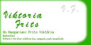 viktoria frits business card