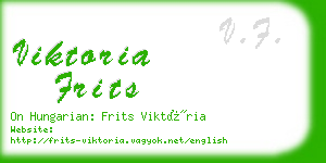 viktoria frits business card